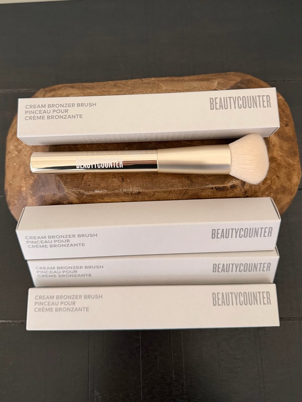 4X Beautycounter Cream Bronzer Brush ~ New in Box